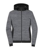 Ladies Ladies' Padded Hybrid Jacket Carbon-melange/black 10529