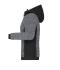 Dames Ladies' Padded Hybrid Jacket Carbon-melange/zwart 10529