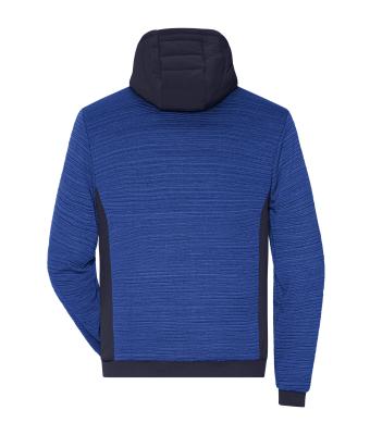 Herren Men's Padded Hybrid Jacket Royal-melange/navy 10530