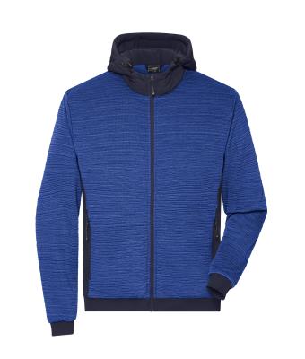 Men Men's Padded Hybrid Jacket Royal-melange/navy 10530