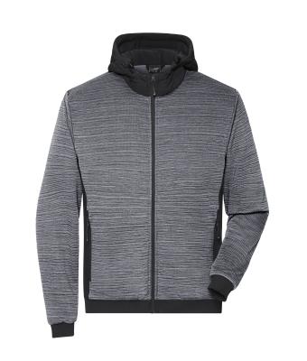 Heren Men's Padded Hybrid Jacket Carbon-melange/zwart 10530