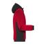 Heren Men's Padded Hybrid Jacket Rood-melange/zwart 10530