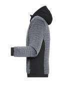 Homme Veste hybride matelassée homme Carbone-mélange/noir 10530