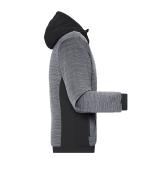 Homme Veste hybride matelassée homme Carbone-mélange/noir 10530