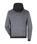 Homme Veste hybride matelassée homme Carbone-mélange/noir 10530