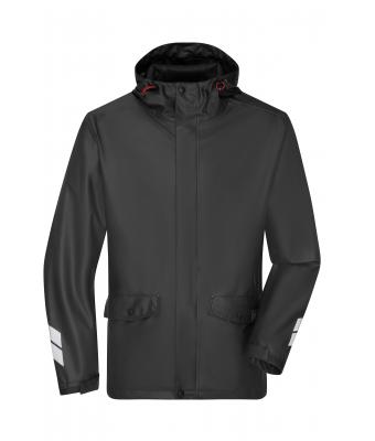 Unisex Worker Rainjacket Zwart 10535