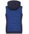 Femme Bodywarmer hybride matelassé femme Royal-mélange/marine 10532
