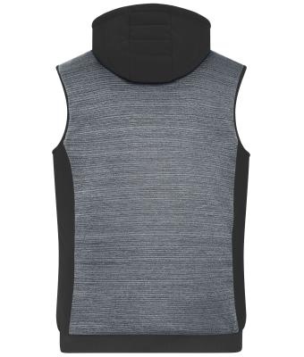 Homme Bodywarmer hybride matelassé homme Carbone-mélange/noir 10533
