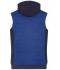 Men Men's Padded Hybrid Vest Royal-melange/navy 10533