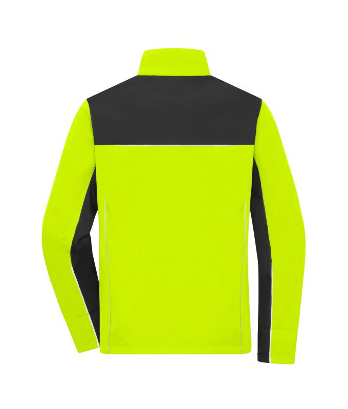 Unisex Signal-Workwear Softshell Jacket Neon geel/zwart 11165