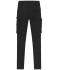 Unisexe Pantalon de travail léger coupe slim Noir 11166