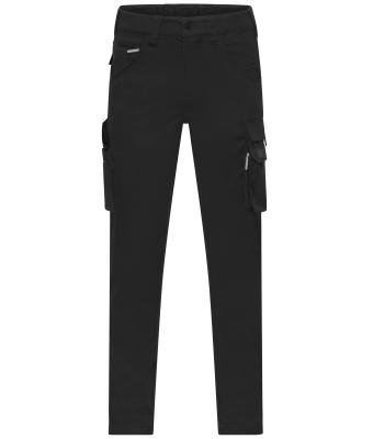 Unisexe Pantalon de travail léger coupe slim Noir 11166