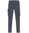 Unisexe Pantalon de travail léger coupe slim Carbone 11166