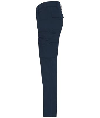 Unisex Workwear-Pants light Slim Line Navy 11166