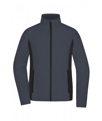 Ladies Ladies' Stretchfleece Jacket Carbon/black 11478