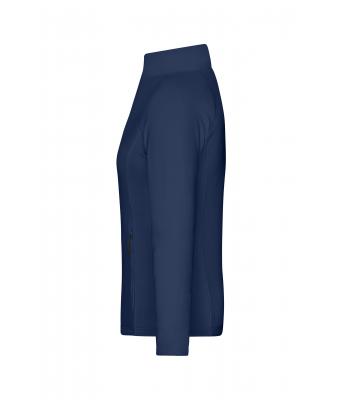 Dames Ladies' Stretchfleece Jacket Navy/navy 11478