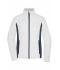 Dames Ladies' Stretchfleece Jacket Wit/carbon 11478