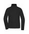 Dames Ladies' Stretchfleece Jacket Zwart/zwart 11478