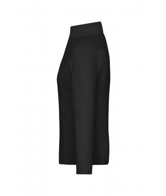 Dames Ladies' Stretchfleece Jacket Zwart/zwart 11478