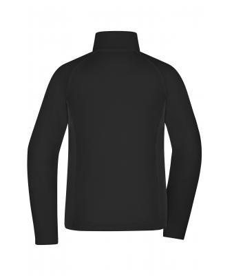Dames Ladies' Stretchfleece Jacket Zwart/zwart 11478