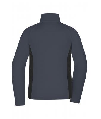 Dames Ladies' Stretchfleece Jacket Carbon/zwart 11478