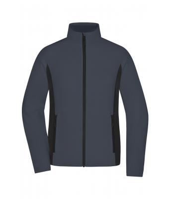 Dames Ladies' Stretchfleece Jacket Carbon/zwart 11478