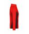 Dames Ladies' Stretchfleece Jacket Rood/zwart 11478