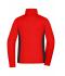 Dames Ladies' Stretchfleece Jacket Rood/zwart 11478