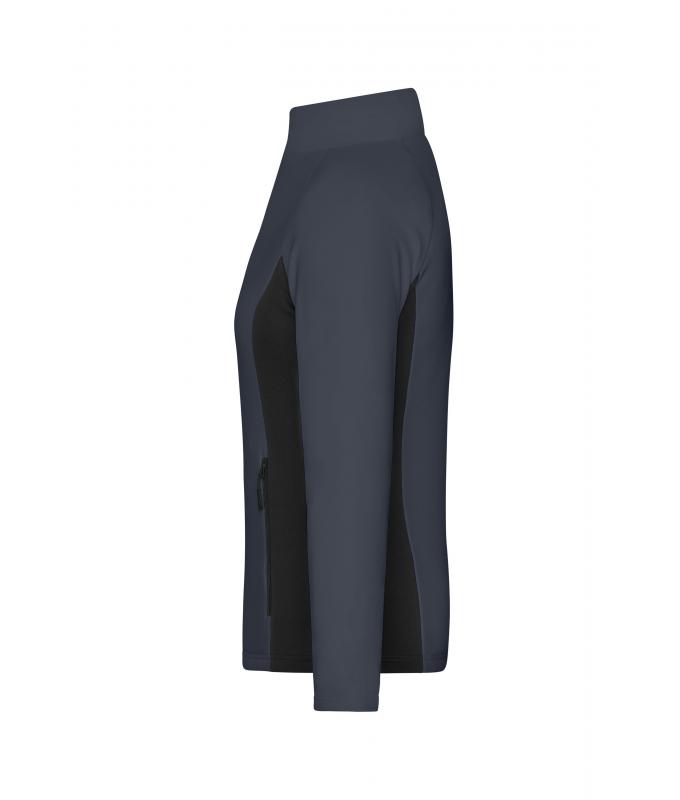 Femme Veste polaire stretch pour femmes Carbone/noir 11478