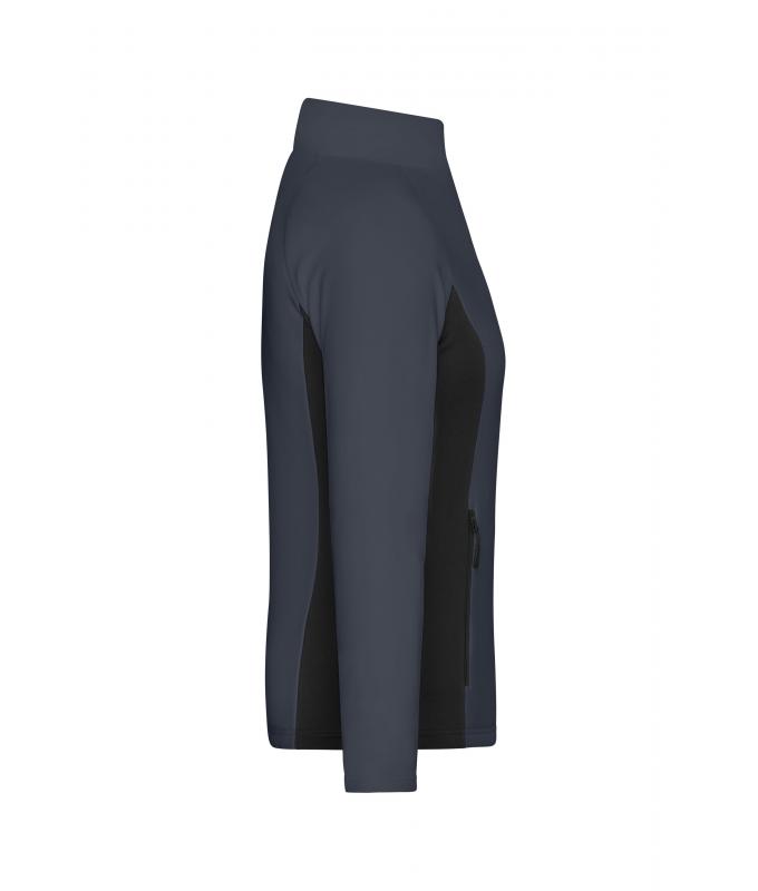 Femme Veste polaire stretch pour femmes Carbone/noir 11478
