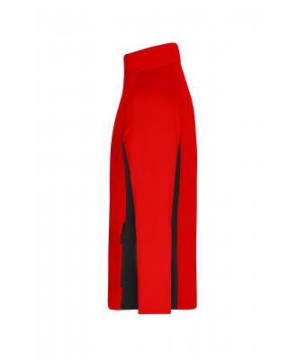 Heren Men's Stretchfleece Jacket Rood/zwart 11479