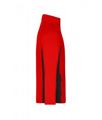 Heren Men's Stretchfleece Jacket Rood/zwart 11479