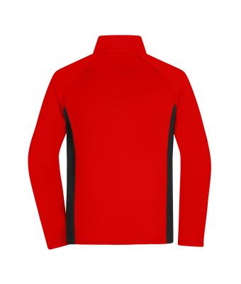 Heren Men's Stretchfleece Jacket Rood/zwart 11479