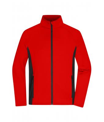 Heren Men's Stretchfleece Jacket Rood/zwart 11479