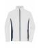 Homme Veste polaire stretch pour hommes Blanc/carbone 11479
