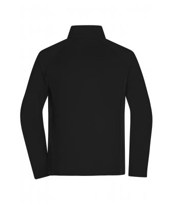 Homme Veste polaire stretch pour hommes Noir/noir 11479