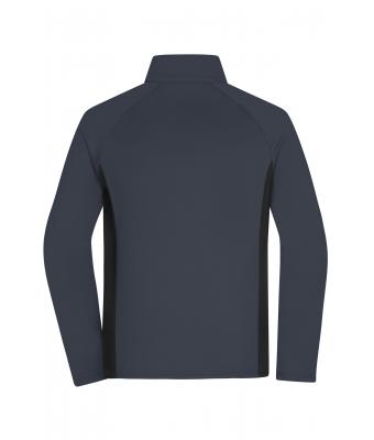 Homme Veste polaire stretch pour hommes Carbone/noir 11479