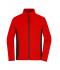 Homme Veste polaire stretch pour hommes Rouge/noir 11479