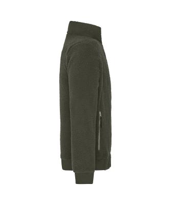 Unisex Sherpa Jacket   RCS Olijf 11480