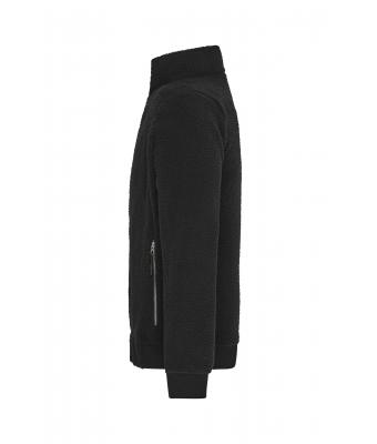 Unisex Sherpa Jacket   RCS Black 11480