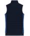 Dames Ladies' Padded Hybrid Vest Navy/royal-melange 11481