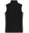 Dames Ladies' Padded Hybrid Vest Zwart/carbon-melange 11481