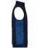 Heren Men's Padded Hybrid Vest Navy/royal-melange 11482