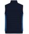 Men Men's Padded Hybrid Vest Navy/royal-melange 11482