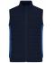 Men Men's Padded Hybrid Vest Navy/royal-melange 11482
