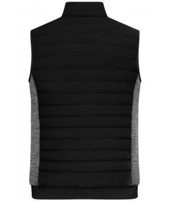 Heren Men's Padded Hybrid Vest Zwart/carbon-melange 11482