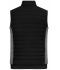 Heren Men's Padded Hybrid Vest Zwart/carbon-melange 11482