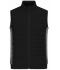 Heren Men's Padded Hybrid Vest Zwart/carbon-melange 11482