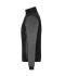 Dames Ladies' Padded Hybrid Jacket Zwart/carbon-melange 11483