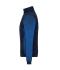 Femme Veste hybride matelassée pour femmes Marine/royal-mélange 11483